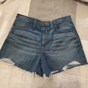 NWT MADEWELL High waist denim shorts 🩳